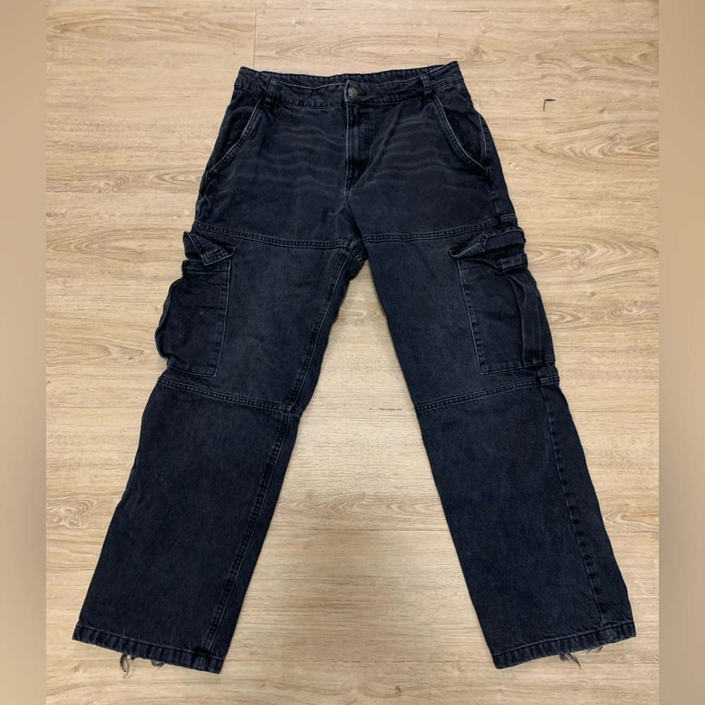 NOBO Dark Charcoal Cargo Pants